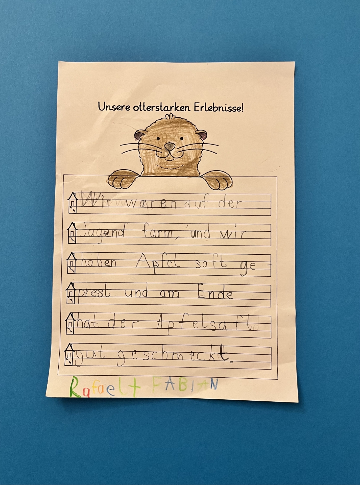 Erste Texte der Otterklasse